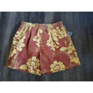 Sperry Mens Sz xLarge Swim Trunks Board Shorts floral Print  Pockets